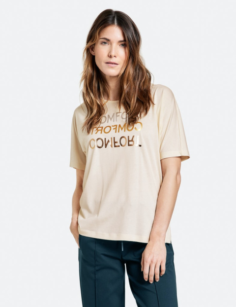 Bluzka T-shirt Ecru Gerry Weber