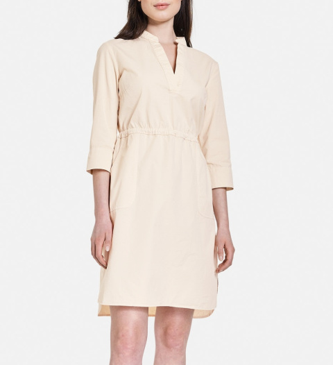 Sukienka Beżowa Z Kieszeniami TAIFUN