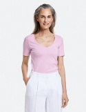 Bawełniany T-shirt Prążkowany Gerry Weber