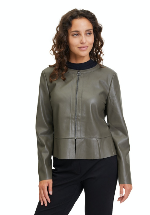 Khaki Żakiet Skóra Ekologiczna Betty Barclay Khaki Żakiet Skóra Ekologiczna Betty Barclay