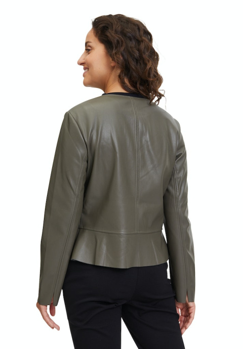Khaki Żakiet Skóra Ekologiczna Betty Barclay Khaki Żakiet Skóra Ekologiczna Betty Barclay