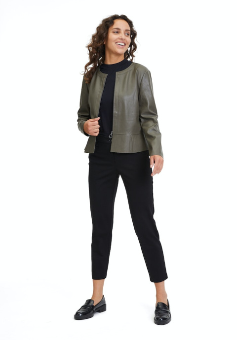 Khaki Żakiet Skóra Ekologiczna Betty Barclay Khaki Żakiet Skóra Ekologiczna Betty Barclay