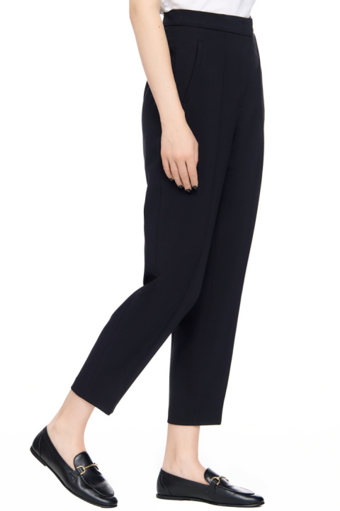 Eleganckie Spodnie Czarne W Kant o Długości 7/8 Gerry Weber Eleganckie Spodnie Czarne W Kant o Długości 7/8 Gerry Weber