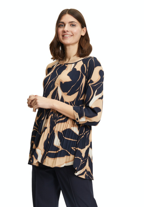 PROMOCJA Bluzka we Wzory z Rękawem 3/4 Betty Barclay PROMOCJA Bluzka we Wzory z Rękawem 3/4 Betty Barclay