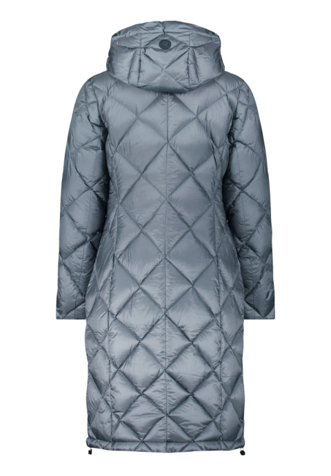 HIT Płaszcz Puchowy z Kapturem GIL BRET Stalowy HIT Płaszcz Puchowy z Kapturem GIL BRET Stalowy