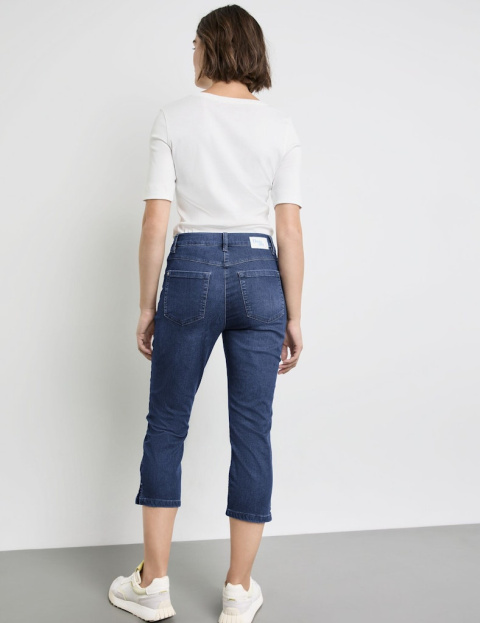 Spodnie Ciemny Jeans dł. 3/4 Gerry Weber Spodnie Ciemny Jeans dł. 3/4 Gerry Weber