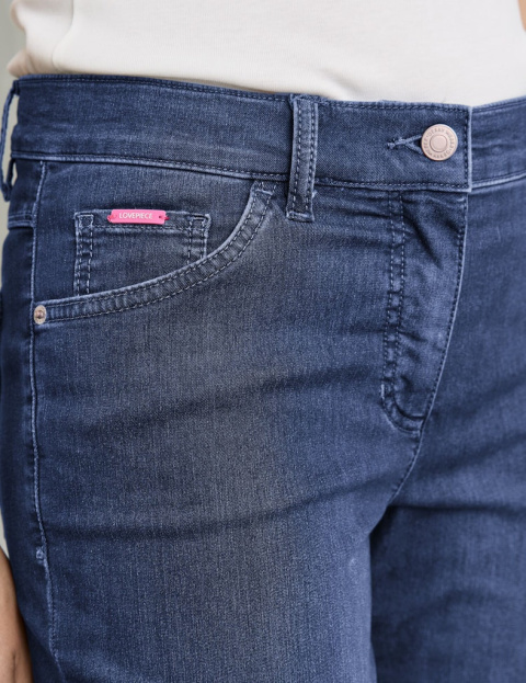 Spodnie Ciemny Jeans dł. 3/4 Gerry Weber Spodnie Ciemny Jeans dł. 3/4 Gerry Weber