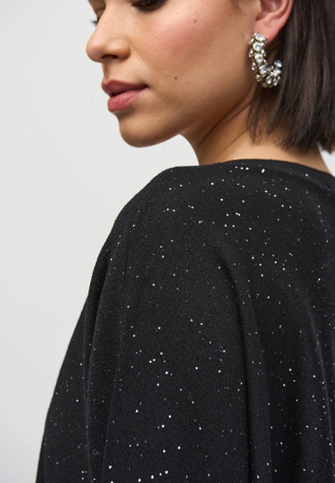 Dzianinowy Sweter Z Błyszczącym Zdobieniem Joseph Ribkoff