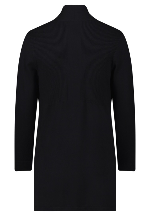 Czarna Narzutka Kardigan Betty Barclay z Kieszeniami