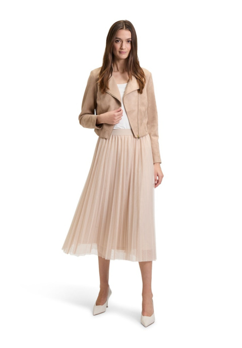 Beżowa Spódnica Plisowana BETTY BARCLAY