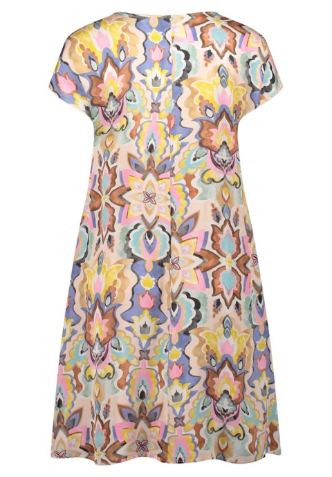 Sukienka ROBE LÉGÈRE w Etno Wzory Satyna
