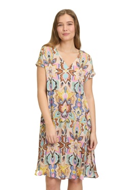 Sukienka ROBE LÉGÈRE w Etno Wzory Satyna