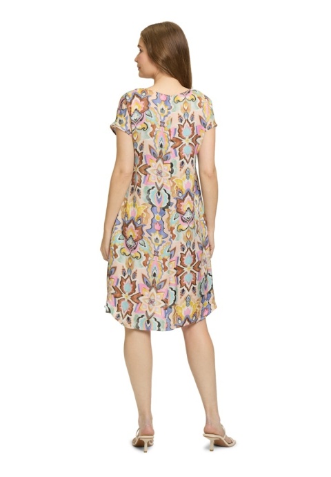 Sukienka ROBE LÉGÈRE w Etno Wzory Satyna