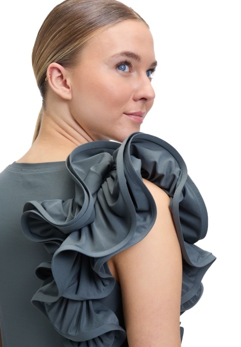 Bluzka z Ozdobą Na Ramieniu VERA MONT