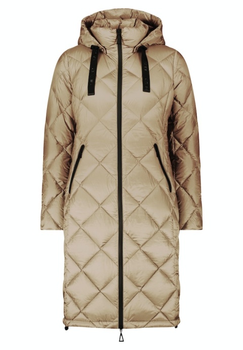Płaszcz Puchowy z Kapturem GIL BRET Beżowoy