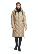 Płaszcz Puchowy z Kapturem GIL BRET Beżowoy