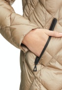 Płaszcz Puchowy z Kapturem GIL BRET Beżowoy