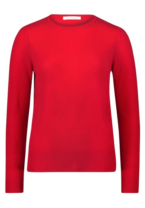 Kaszmirowy Czerwony Sweter Betty & Co