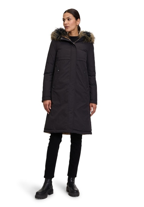 Płaszcz Dwustronny Betty Barclay Naturalne Futro