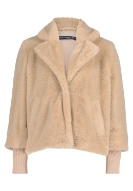 Kurtka Pluszowa Beżowa Betty Barclay 