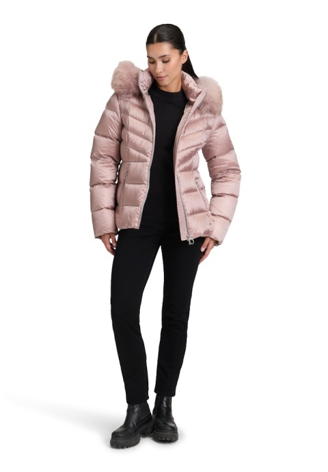Kurtka Puchowa Różowa Betty Barclay Kaptur Jenot