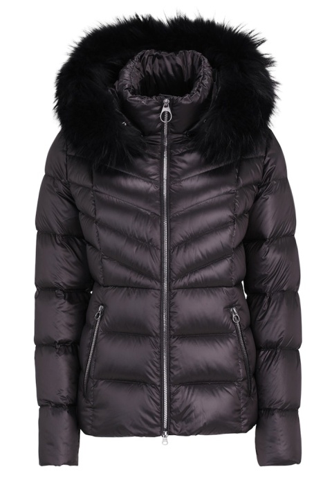 Kurtka Puchowa Czarna Betty Barclay Kaptur Jenot