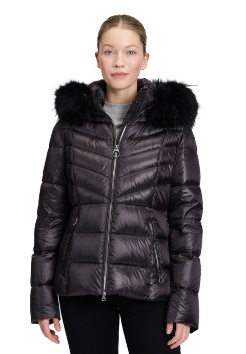Kurtka Puchowa Czarna Betty Barclay Kaptur Jenot