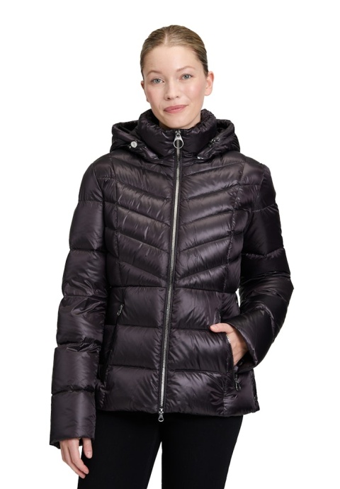 Kurtka Puchowa Czarna Betty Barclay Kaptur Jenot