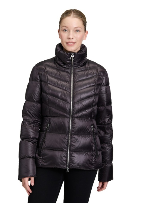 Kurtka Puchowa Czarna Betty Barclay Kaptur Jenot
