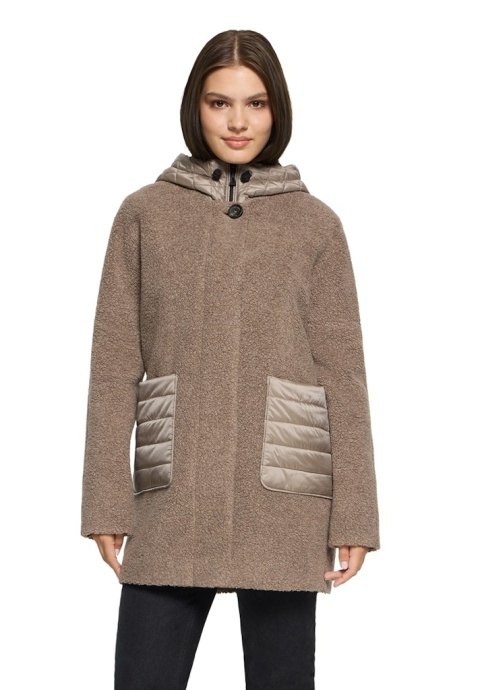 Kurtka Wełniana Taupe Gil Bret