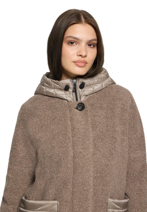 Kurtka Wełniana Taupe Gil Bret