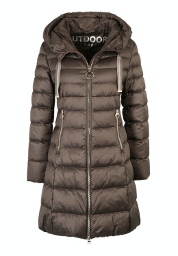 Brązowa Puchowa Kurtka Betty Barclay