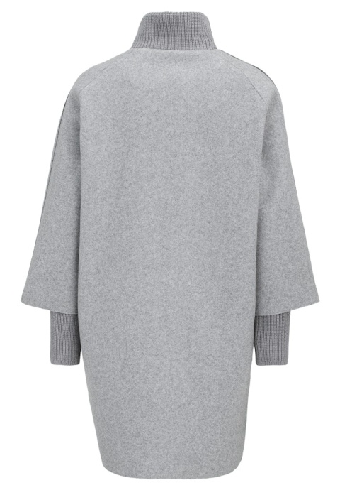 Szary Płaszcz Z Wełną Betty Barclay