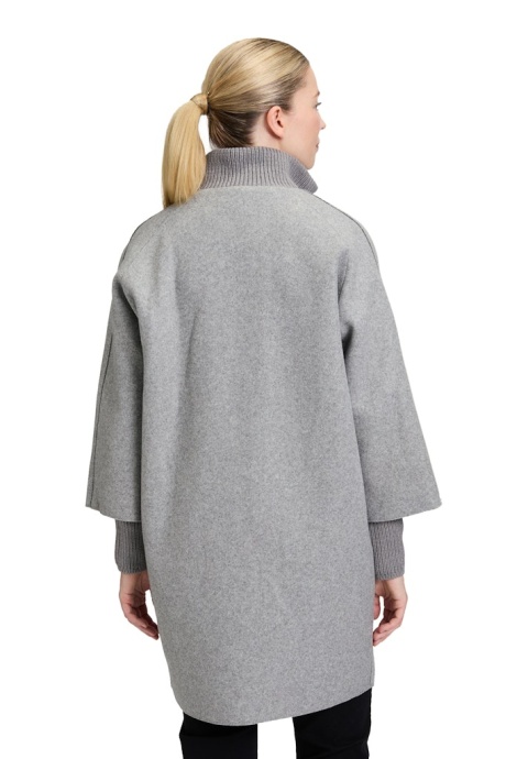 Szary Płaszcz Z Wełną Betty Barclay