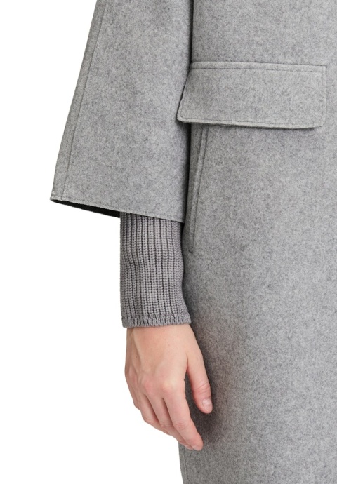 Szary Płaszcz Z Wełną Betty Barclay