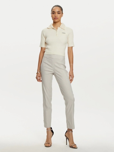 Spodnie w Złotą Pepitkę Wzór Joseph Ribkoff Spodnie w Złotą Pepitkę Wzór Joseph Ribkoff