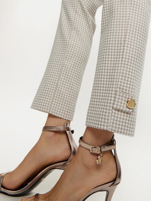 Spodnie w Złotą Pepitkę Wzór Joseph Ribkoff Spodnie w Złotą Pepitkę Wzór Joseph Ribkoff