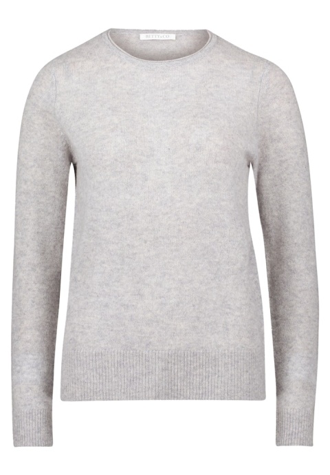 Kaszmirowy Szary Sweter Betty & Co